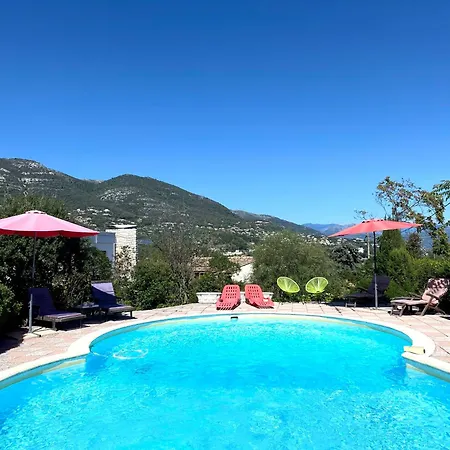 Villa Cote D'Azur Piscine Privee La Gaude Exterior photo